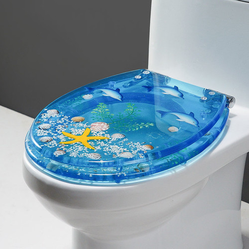 18 Inch Whale Starfish Toilet Seat