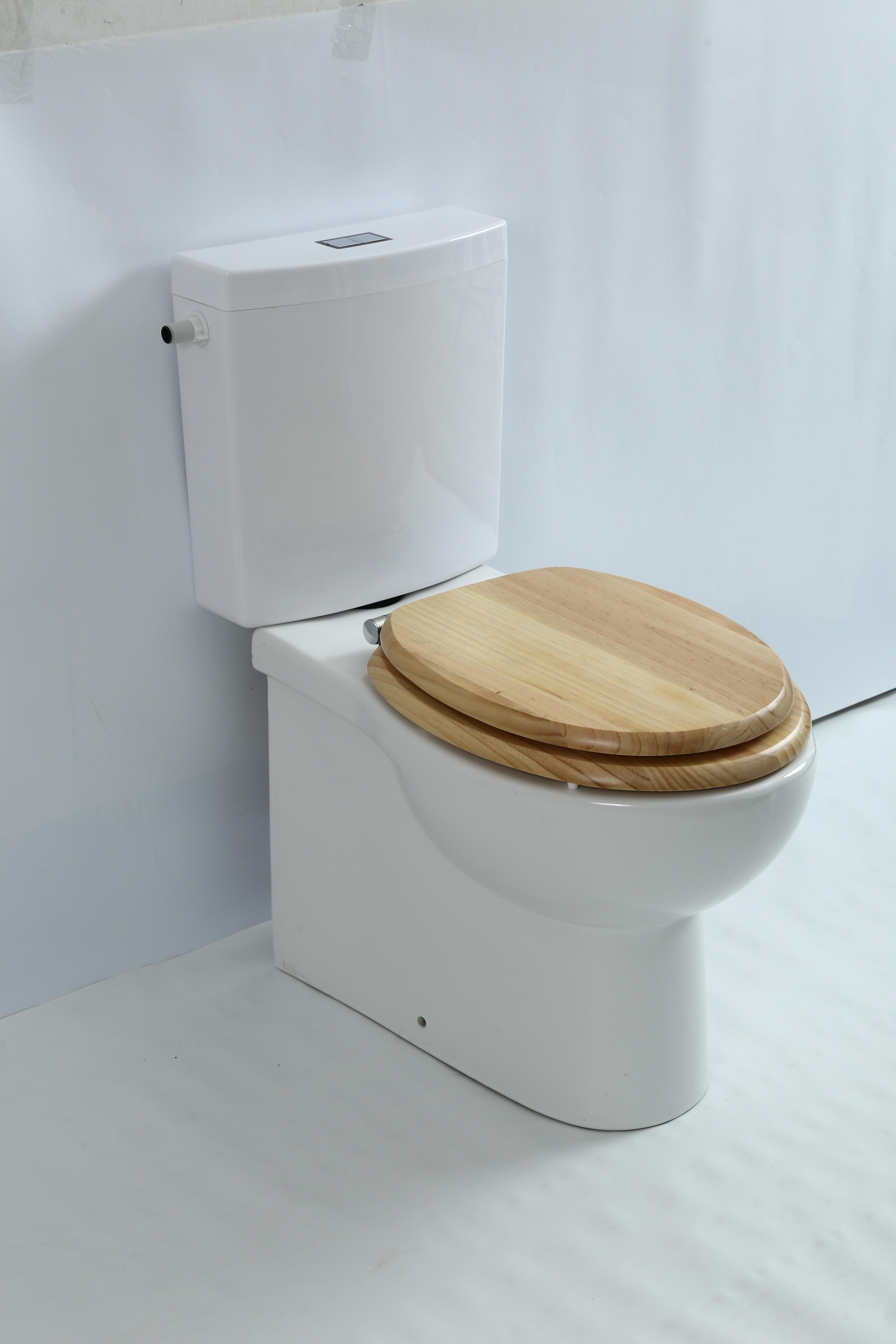 Turmeric Solid Wood Toilet Seat